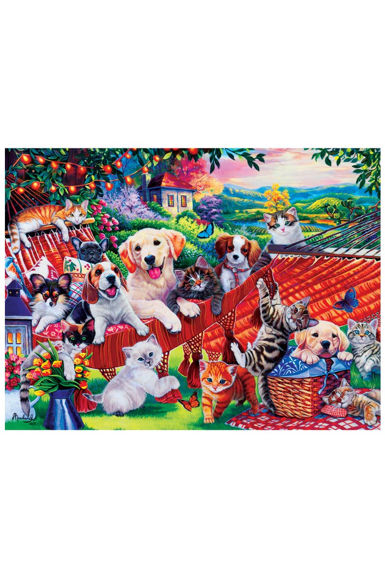 A Lazy Afternoon 300 Piece Jigsaw Puzzle, Alternate, color, Multicolor