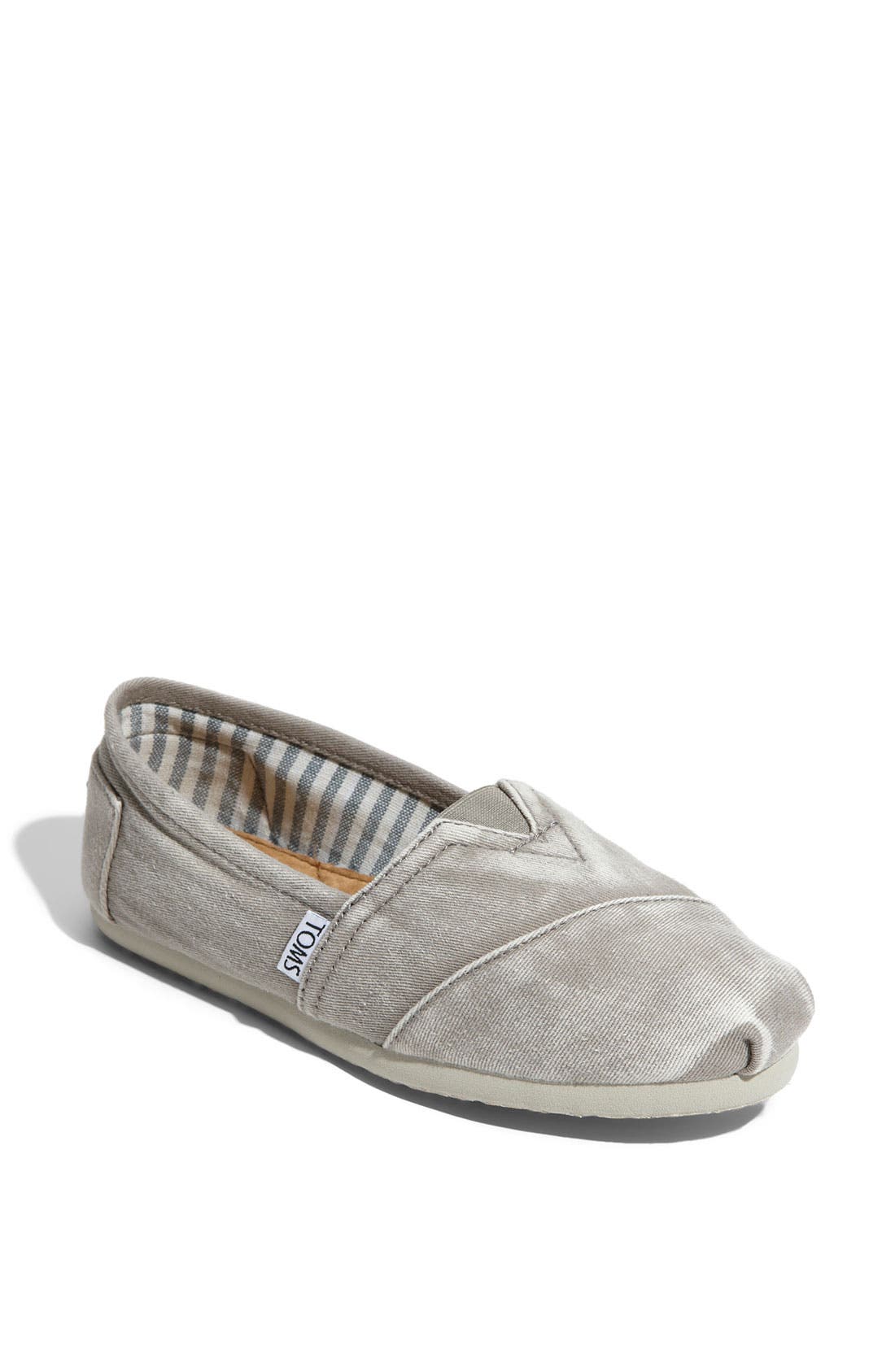 Stonewashed Twill Slip-On, Main, color, GREY