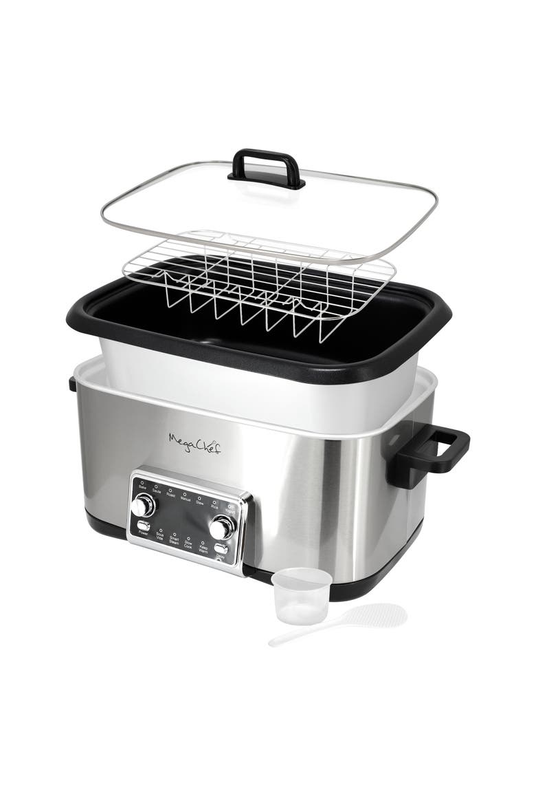 8 Quart 12-in-1 Deluxe Multi Cooker with Sous Vide, Alternate, color, Grey