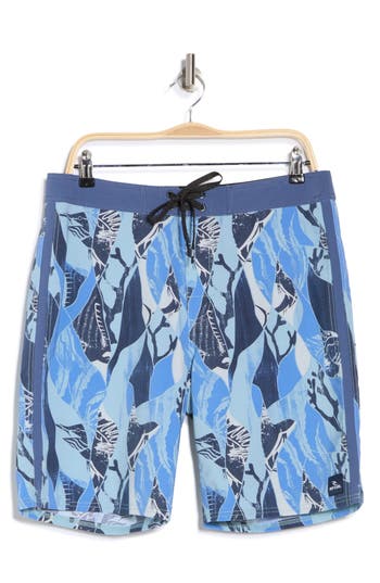 Rip Curl Mirage Rod Lord Swim Trunks In Blue Yonder