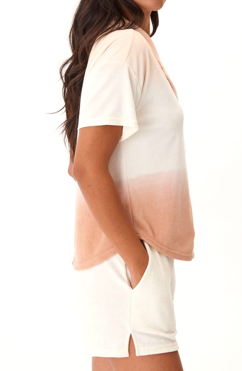 Threads 4 Thought Mikaela Gradient Terry Camp Shirt, Alternate, color,