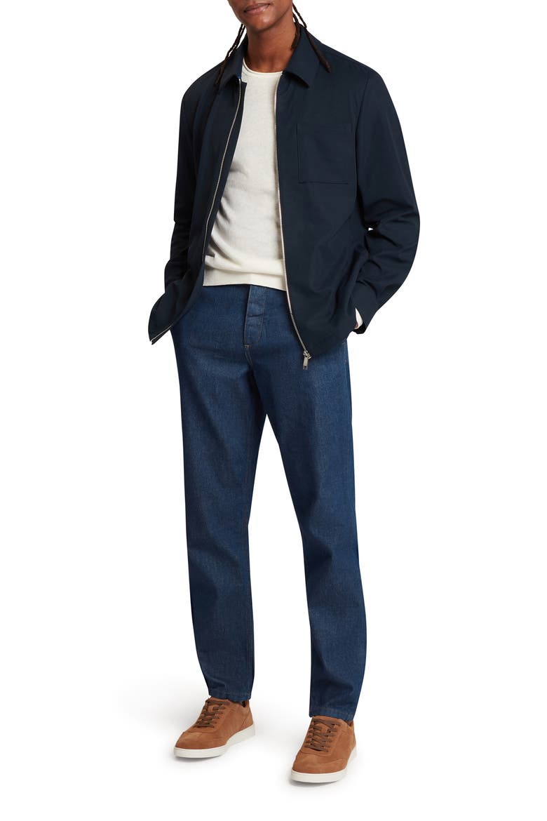 Frenkie Zip Shirt, Alternate, color, NAVY