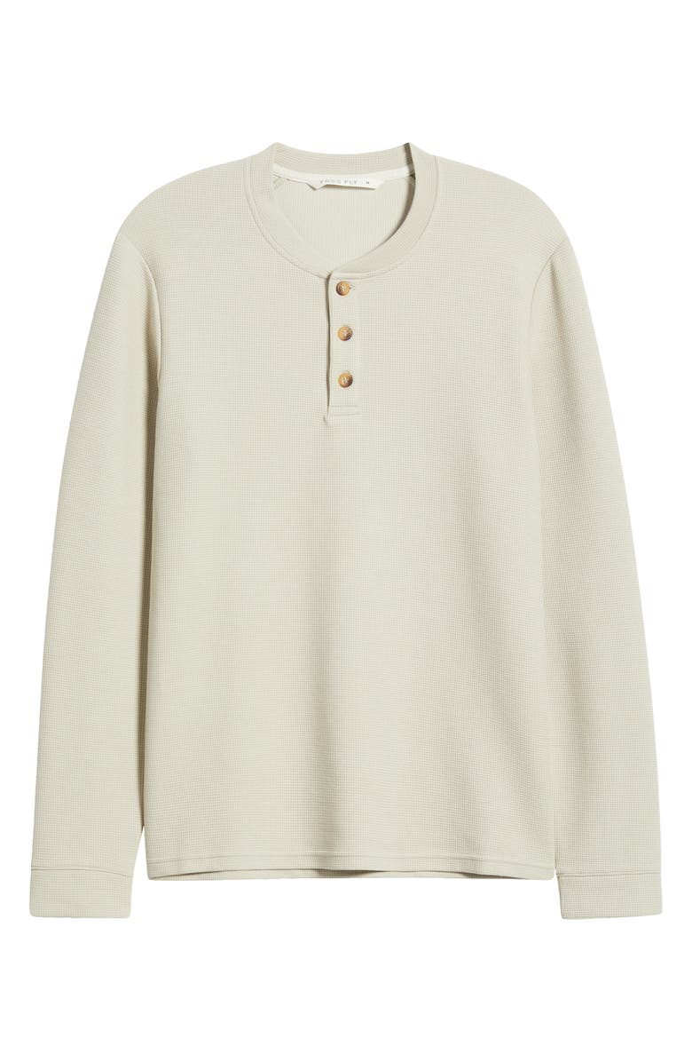 Free Fly Long Sleeve Waffle Henley, Alternate, color, Sandstone