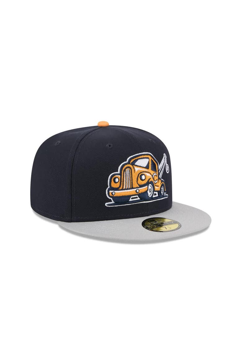 Men's New Era  Navy Chattanooga Lookouts Theme Nights 59FIFTY Fitted Hat, Alternate, color, Navy