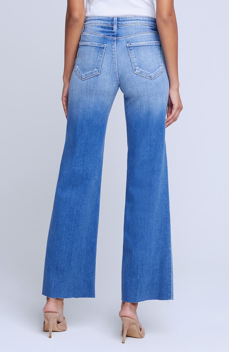 L'AGENCE Scottie High Waist Wide Leg Jeans, Alternate, color, 