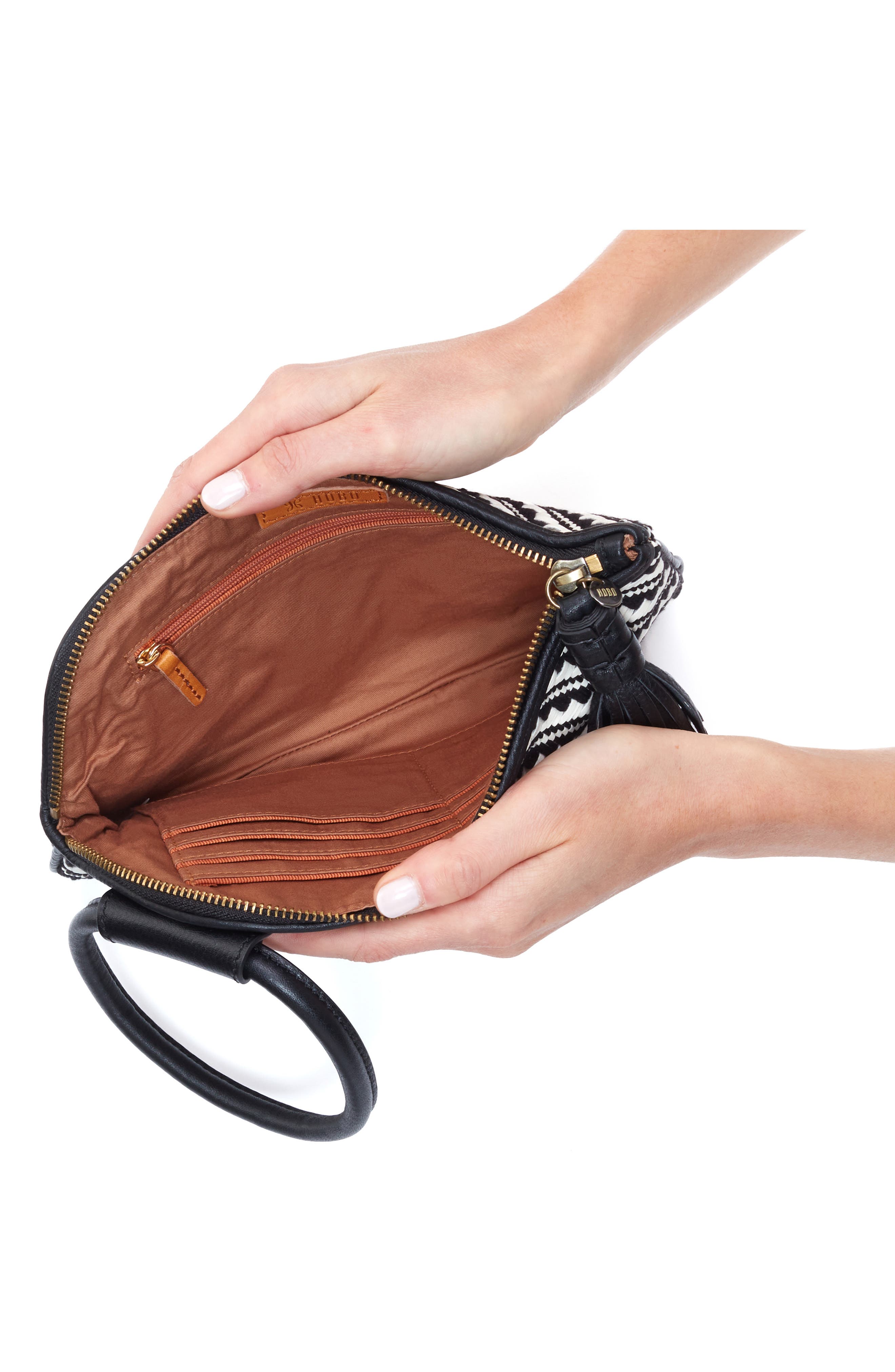 HOBO Sable Woven Leather Clutch (Women) | Nordstromrack