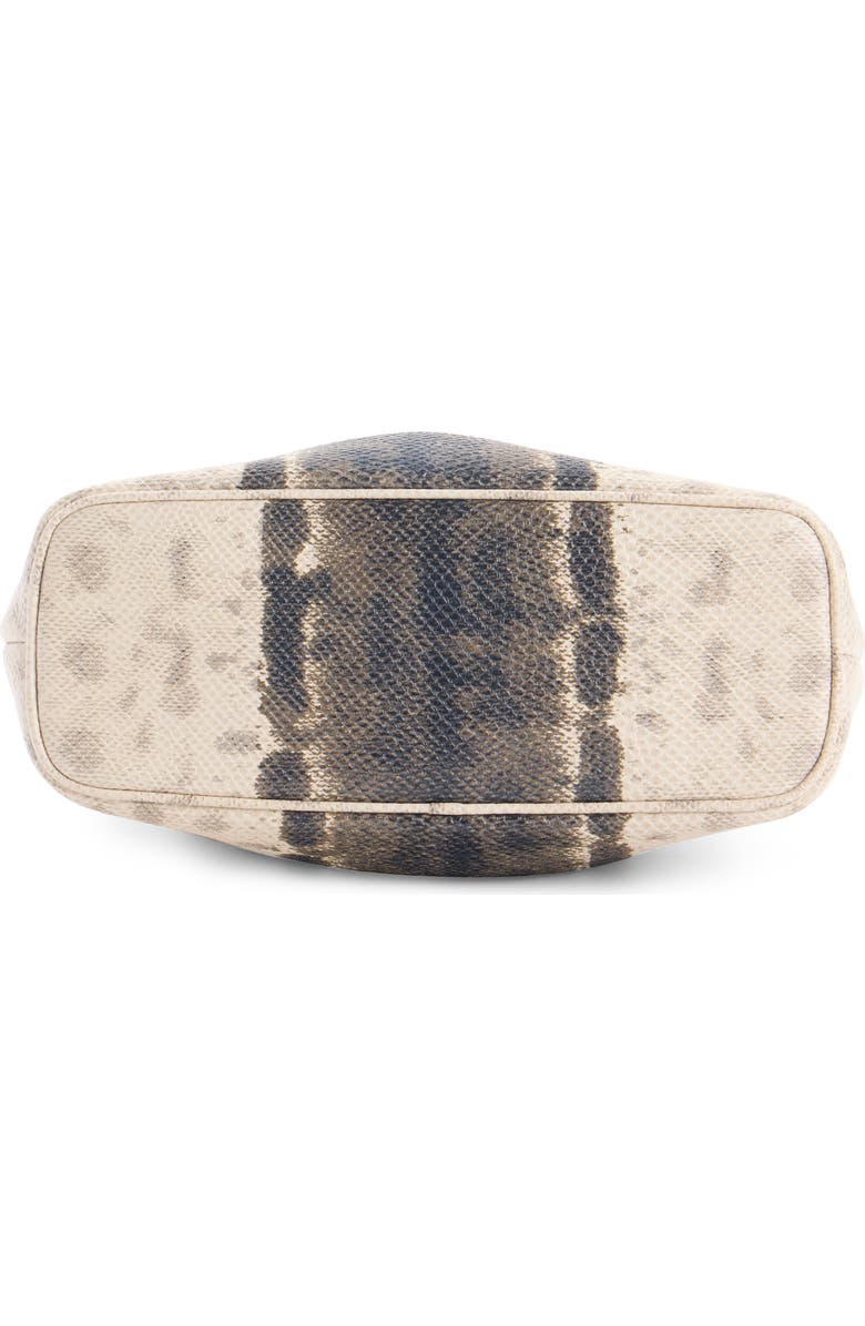 Jacquemus Le Petit Calino Snakeskin Embossed Leather Top Handle Bag, Alternate, color, Multi-Beige 015