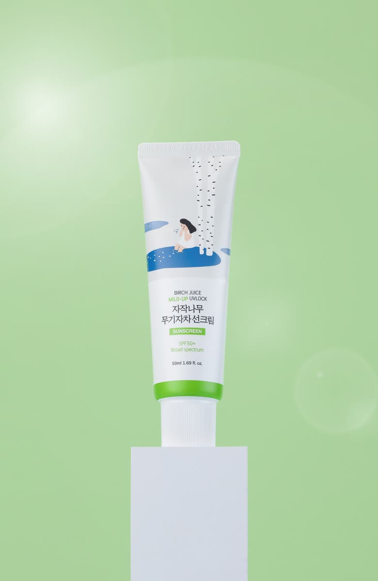 ROUND LAB Birch Mild-Up Sunscreen UVLock SPF 50+ Broad Spectrum, Alternate, color, 