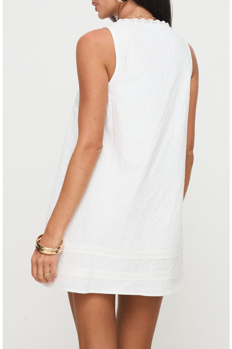 Alanah Sleeveless Minidress, Alternate, color, WHITE
