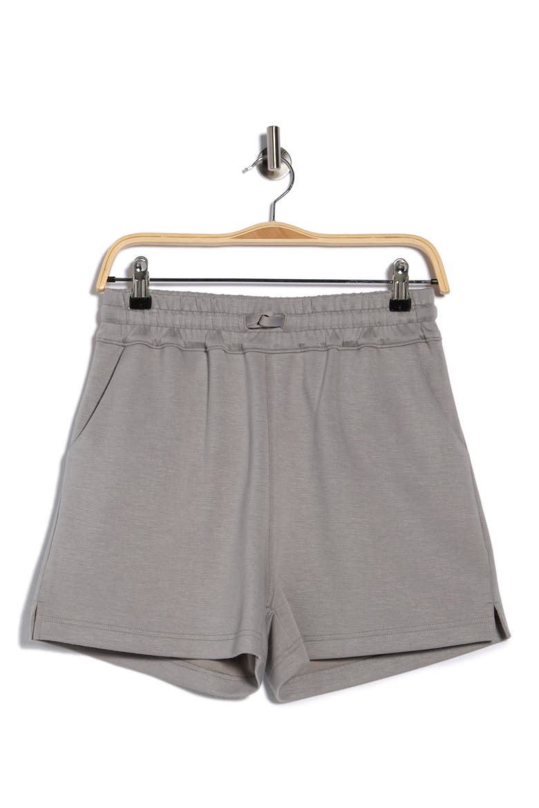 Scuba Sweat Shorts, Alternate, color, CEMENT