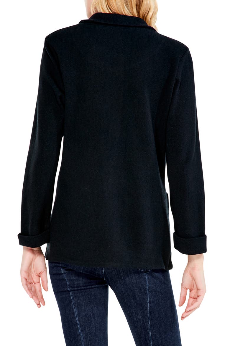 Knit Blazer, Alternate, color, BLACK ONYX