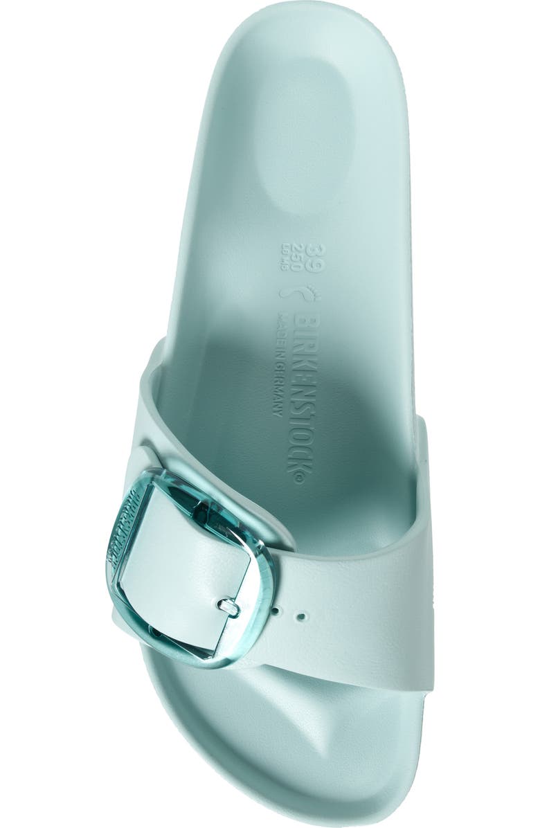 Birkenstock Madrid Big Buckle EVA Waterproof Slide Sandal, Alternate, color, Surf Green