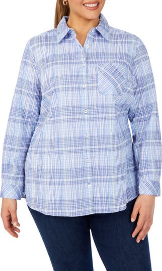 Chemise Tunique Foxcroft à Carreaux - Taille 4/6 - Neuf Avec étiquettes - Style Blouse