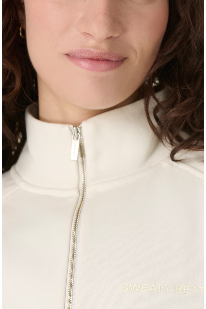 Revive Half Zip Sweatshirt, Alternate, color, LILY WHITE