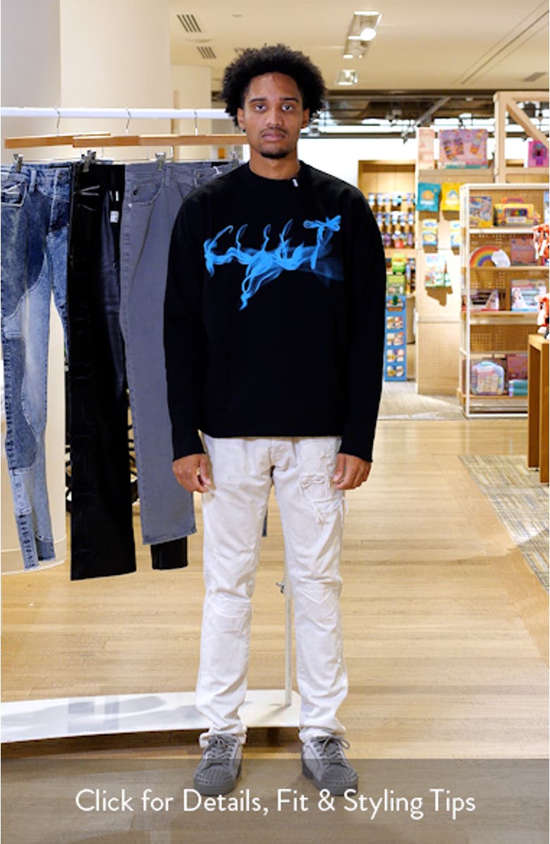 Graphic Cotton Fleece Sweatshirt, sales video thumbnail