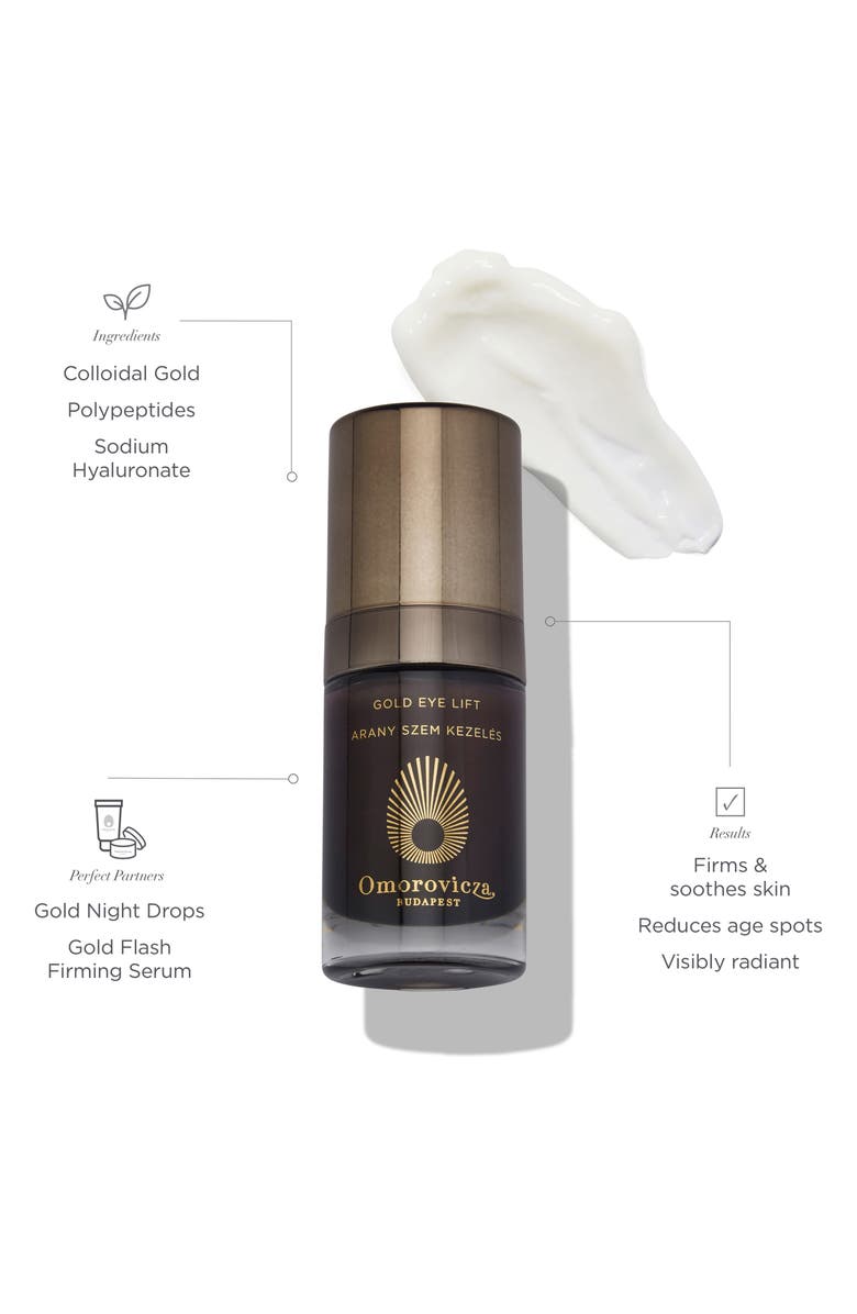 Omorovicza Gold Eye Lift Anti-Aging Cream, Alternate, color,
