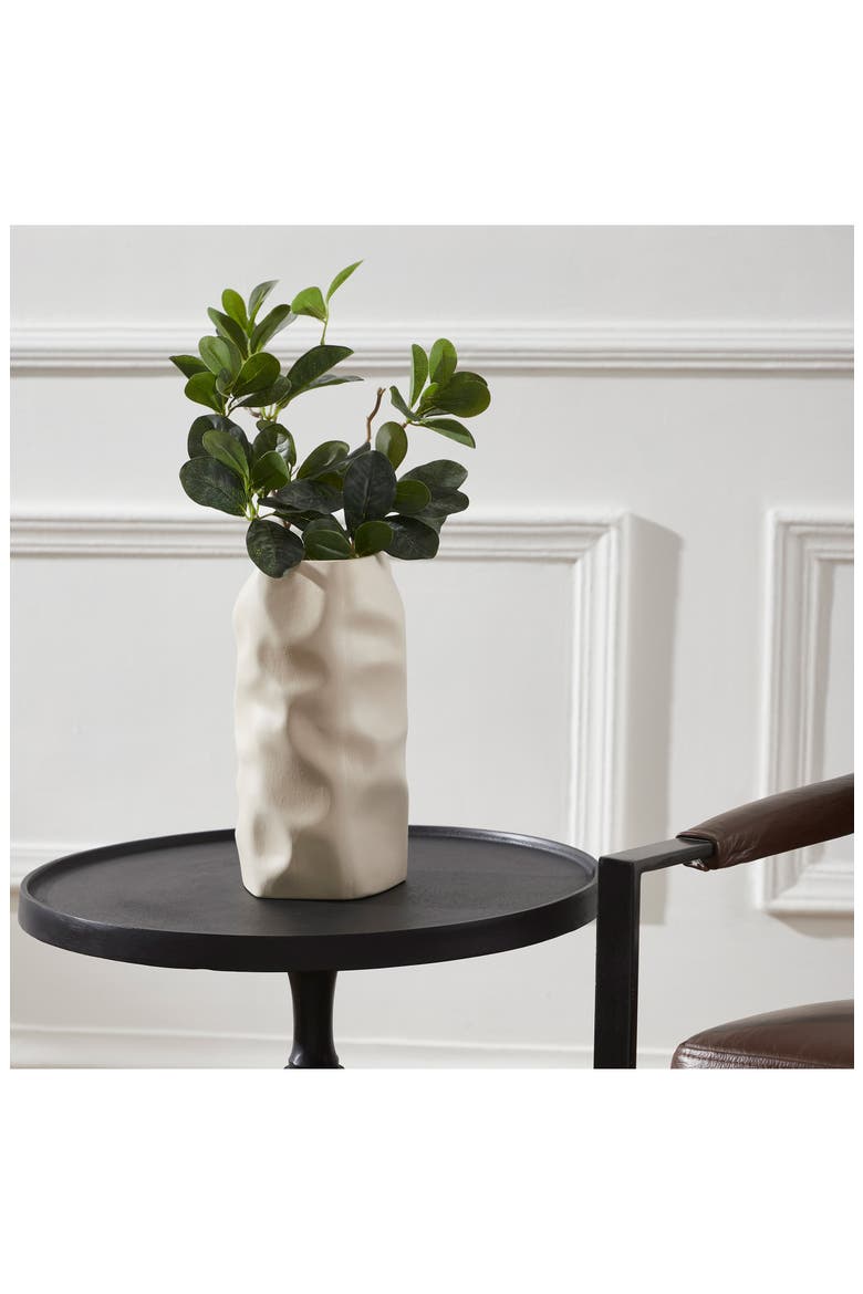 Hermione Ceramic Vase, Alternate, color, CREAM