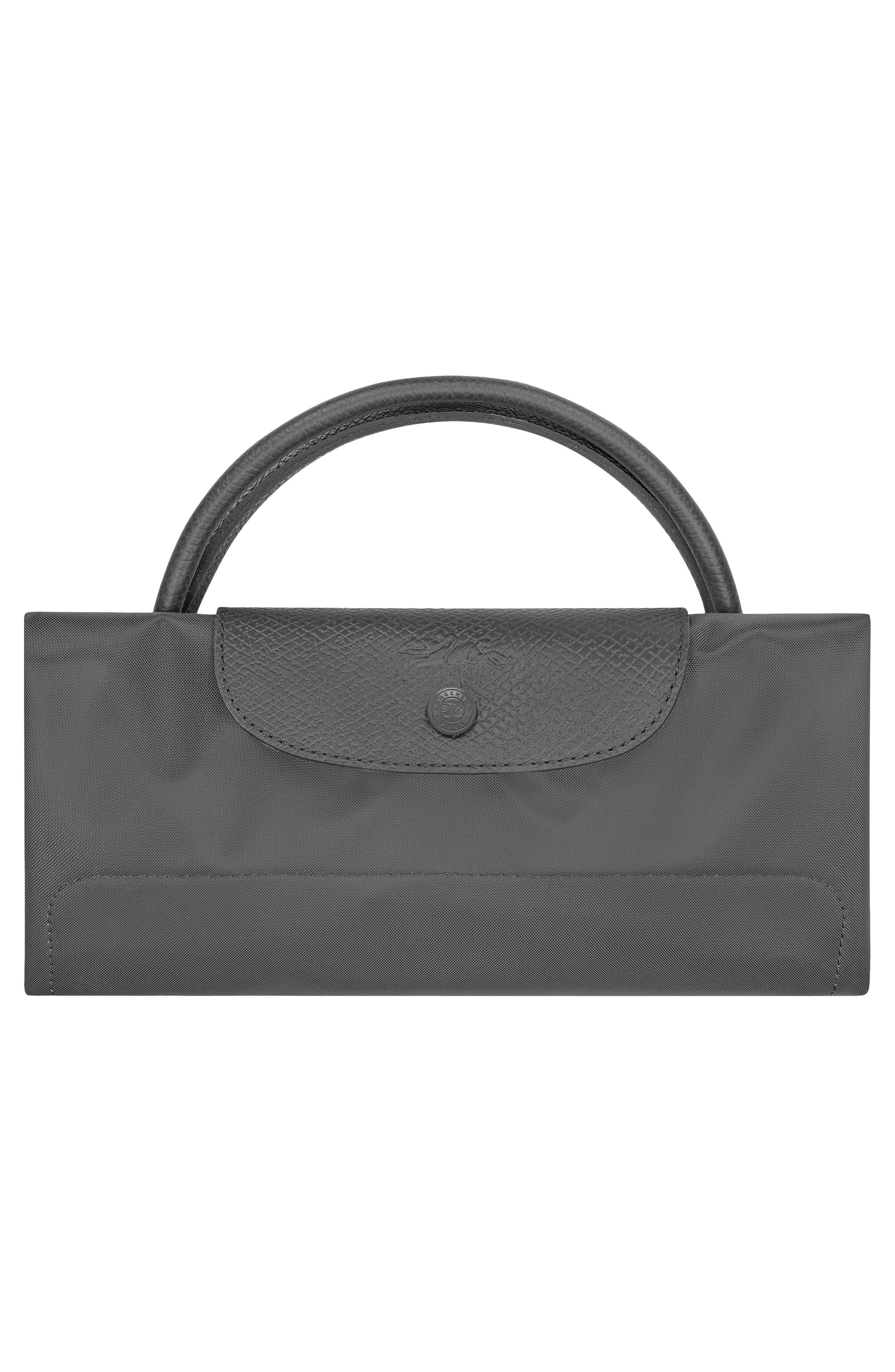 Large Le Pliage Recycled Polyamide Travel Bag, Alternate, color, ANTHRACITE