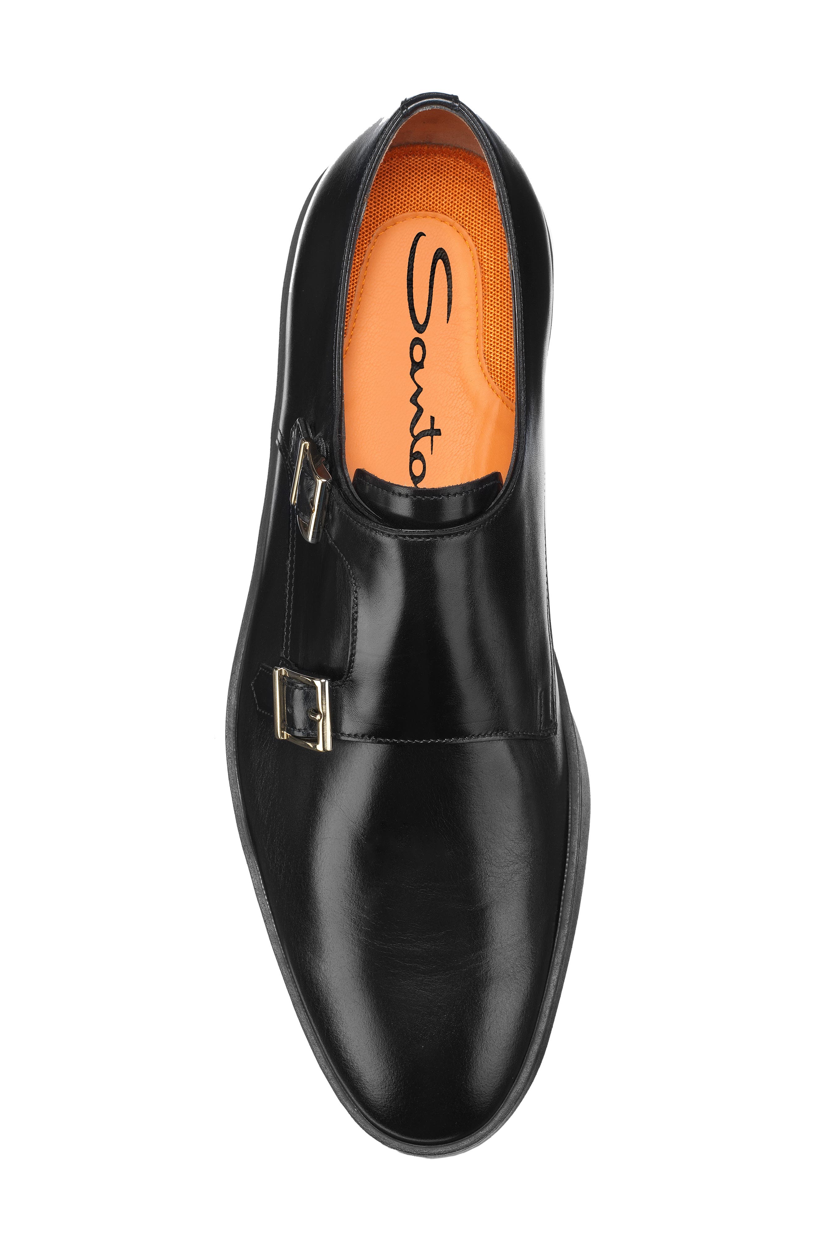 Santoni Freemont Double Monk Strap Shoe, Alternate, color, 