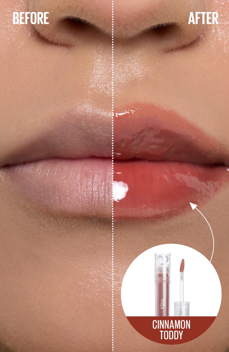 Kaja Juicy Glass Instant Hydrating & Plumping Lip Gloss, Alternate, color, Cinnamon Toddy