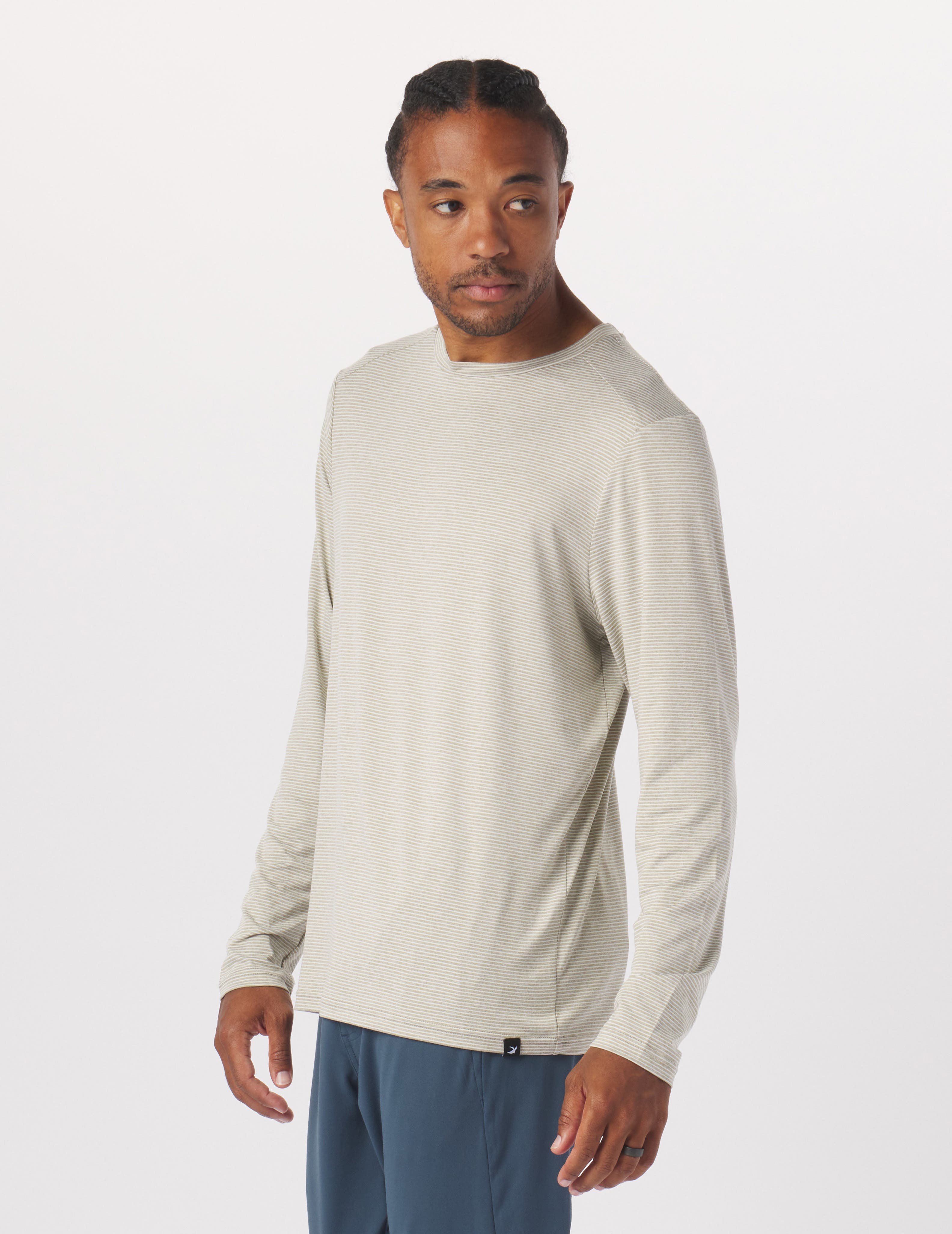 selected Linen/Oatmilk Stripe