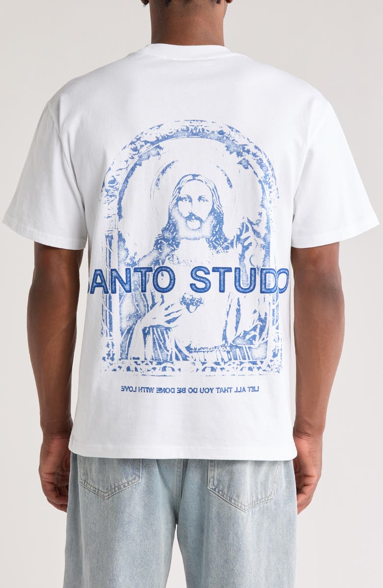 SANTO STUDIO Sacred Jesus Graphic T-Shirt, Alternate, color, 