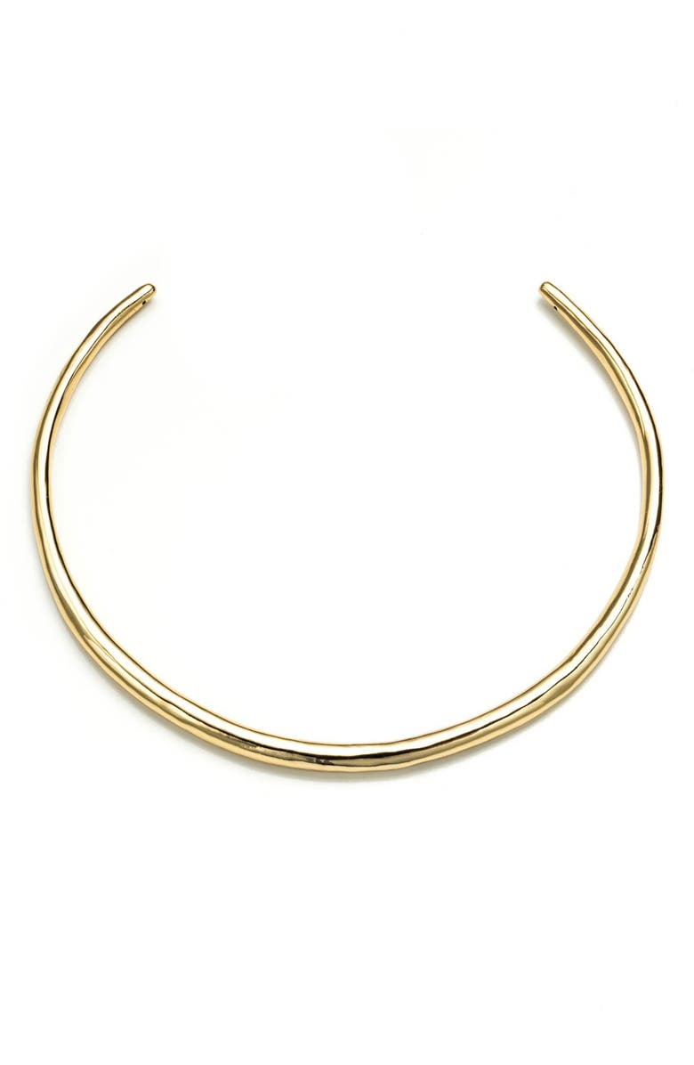 Alexis Bittar Essentials Thin Collar Necklace, Main, color, Champagne