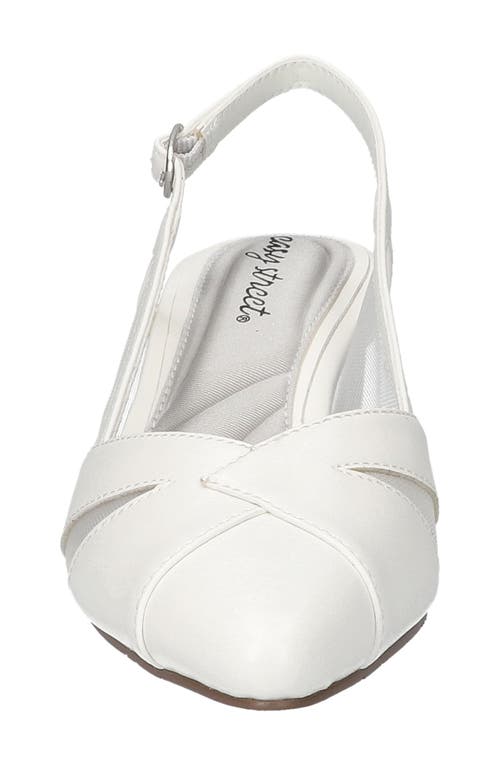 EASY STREET EASY STREET AVENA MESH SLINGBACK PUMP