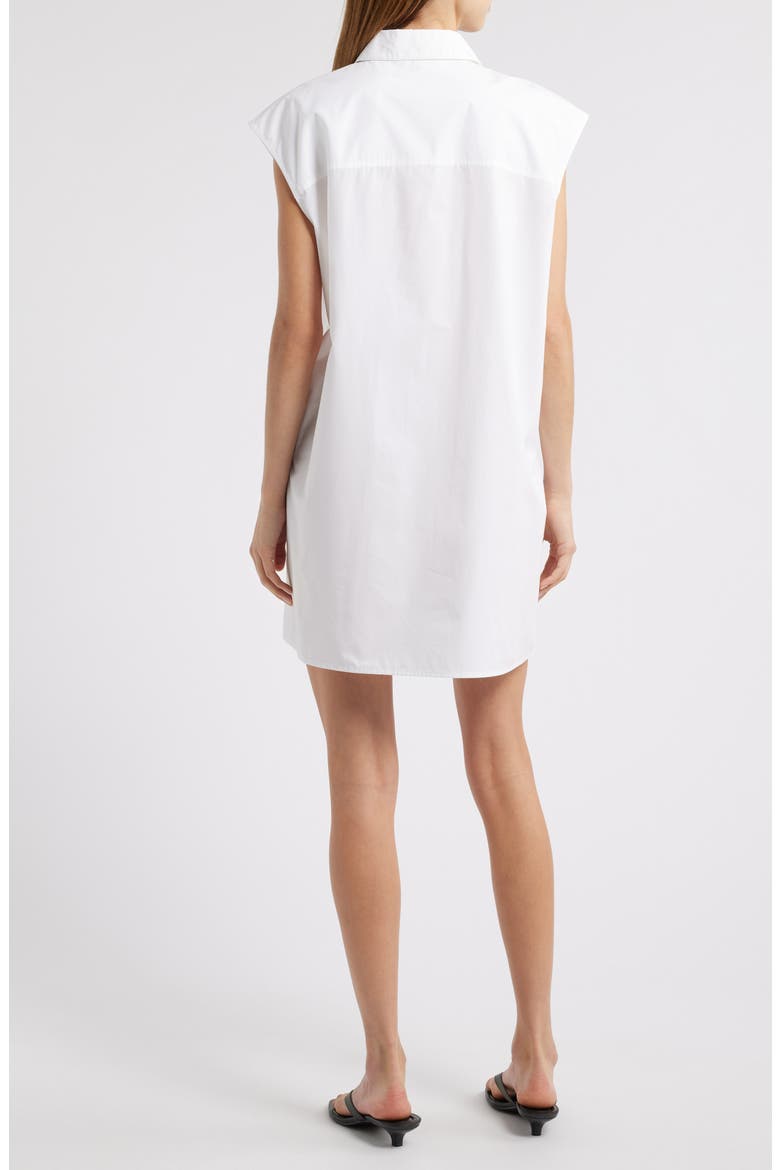 The Poplin Shirtdress, Alternate, color, WHITE