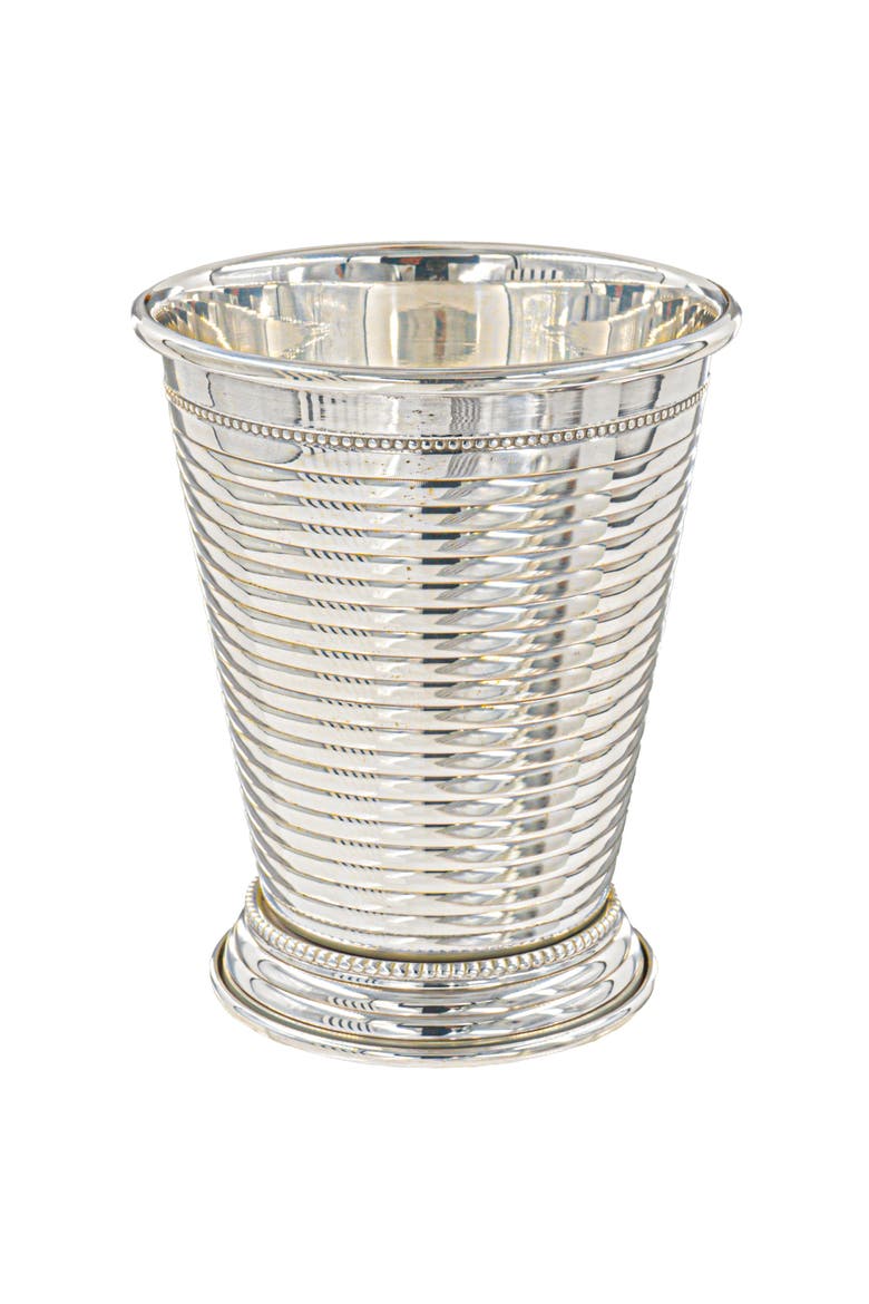 Fluted Silver Julep Cup, Main, color, Silver