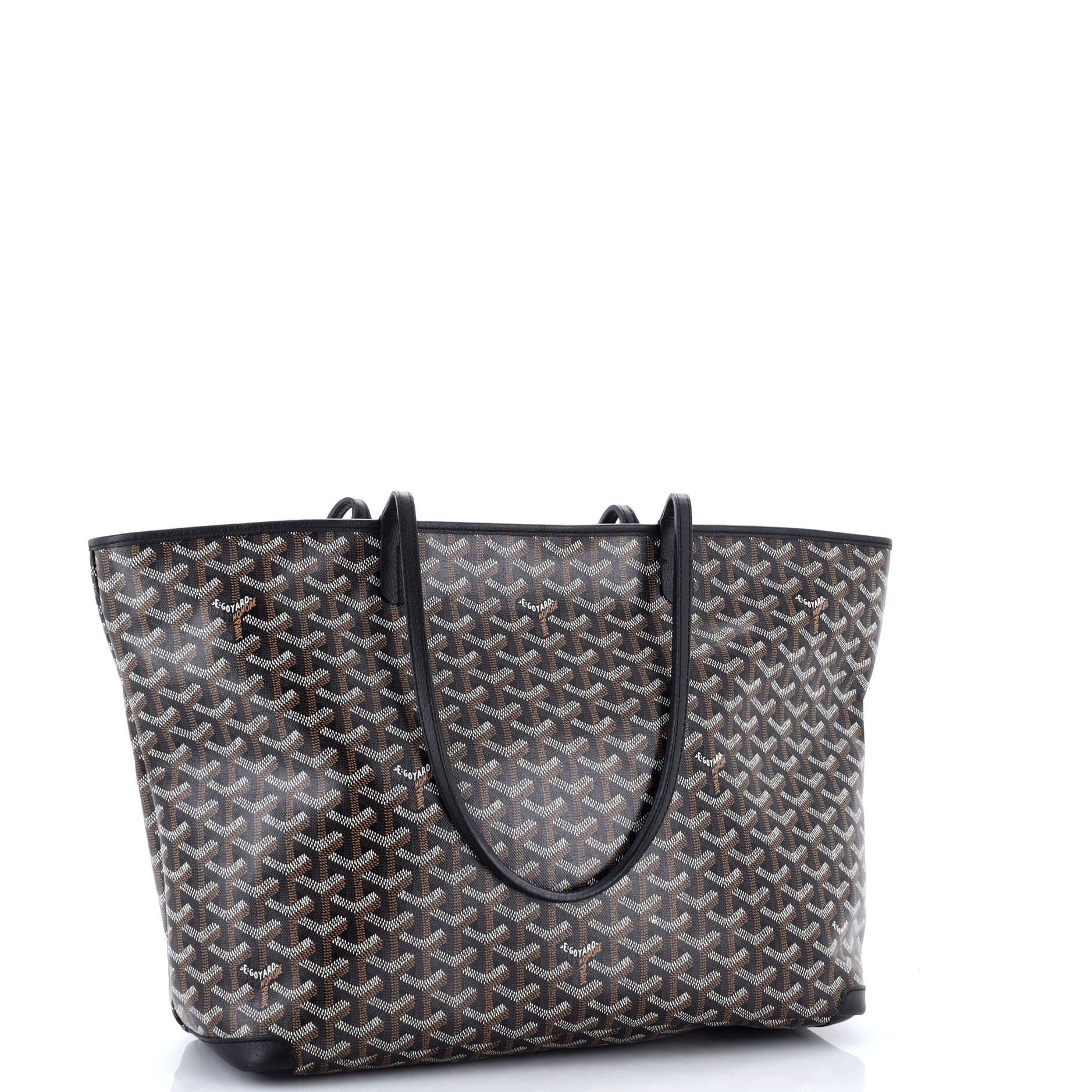 Artois Tote Coated Canvas MM, Alternate, color, Black