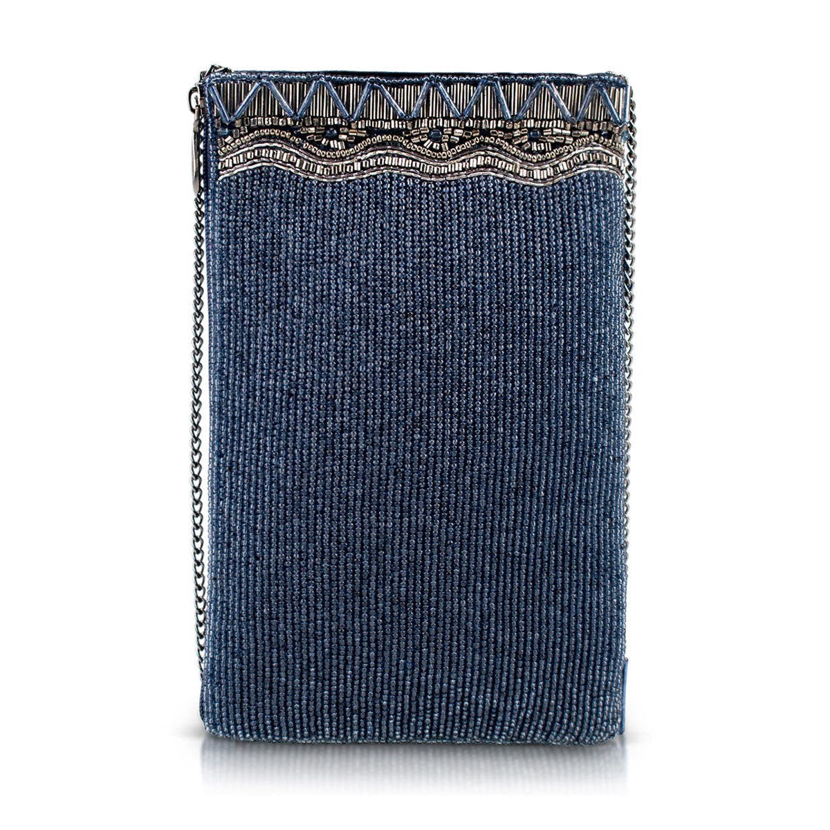 Mary Frances Accessories True Blue Crossbody Phone Bag, Alternate, color, Blue