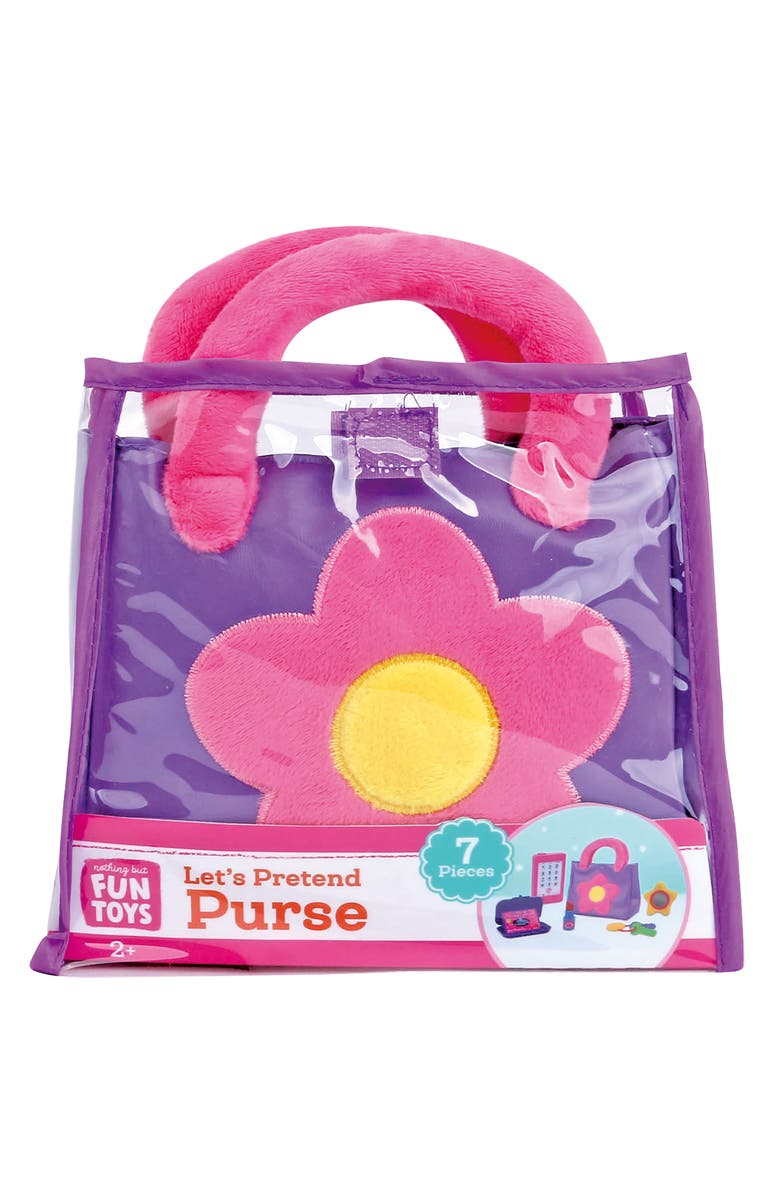 Nothing But Fun Toys Let's Pretend Purse, Pink & Purple Play Set, 2+, Alternate, color, 
