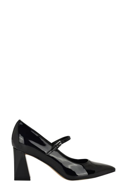Calvin Klein Naprina Pointed Toe Mary Jane Pump In Black