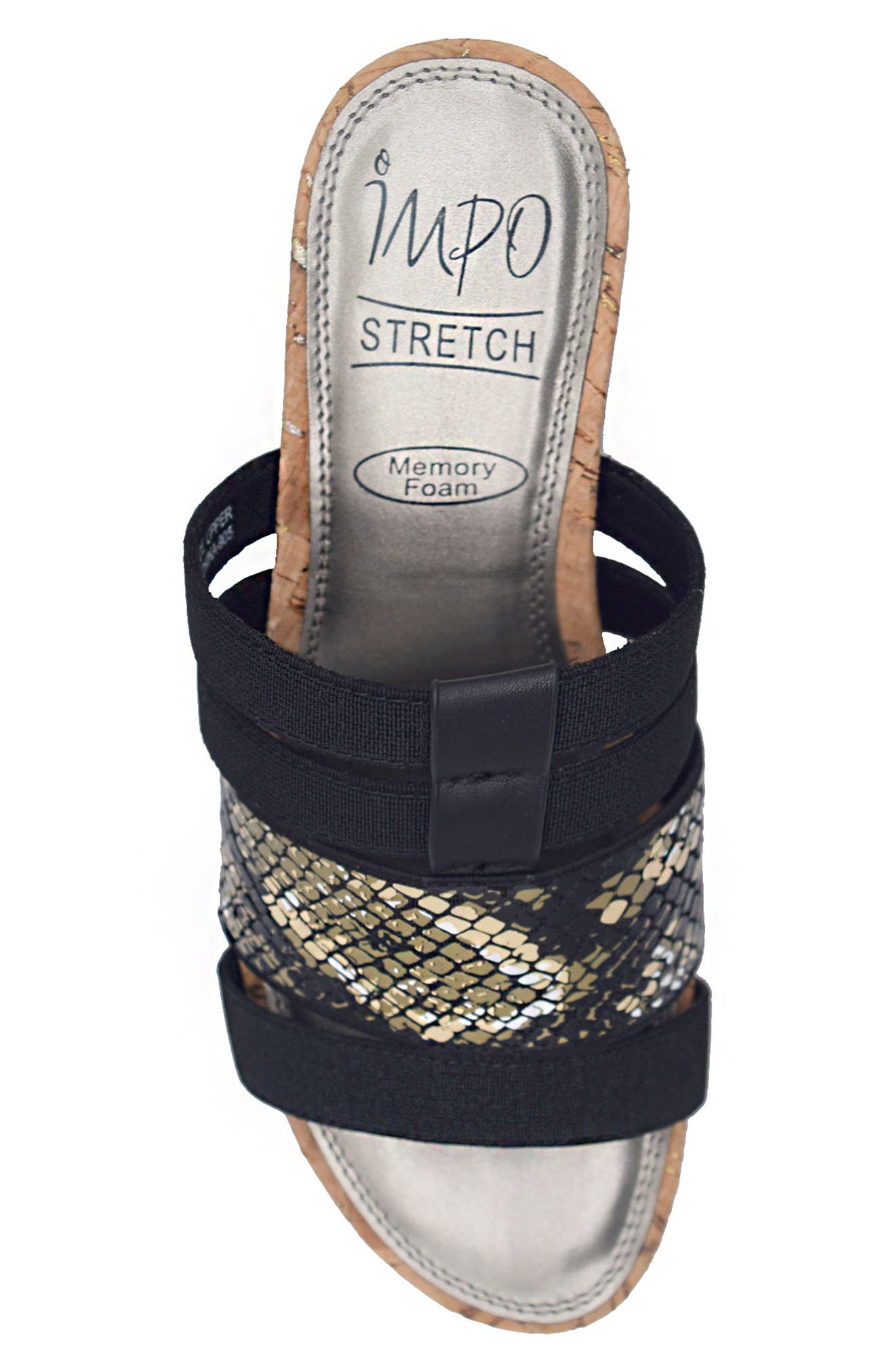 Impo Emberly Strappy Cork Platform Wedge Sandal, Alternate, color, 