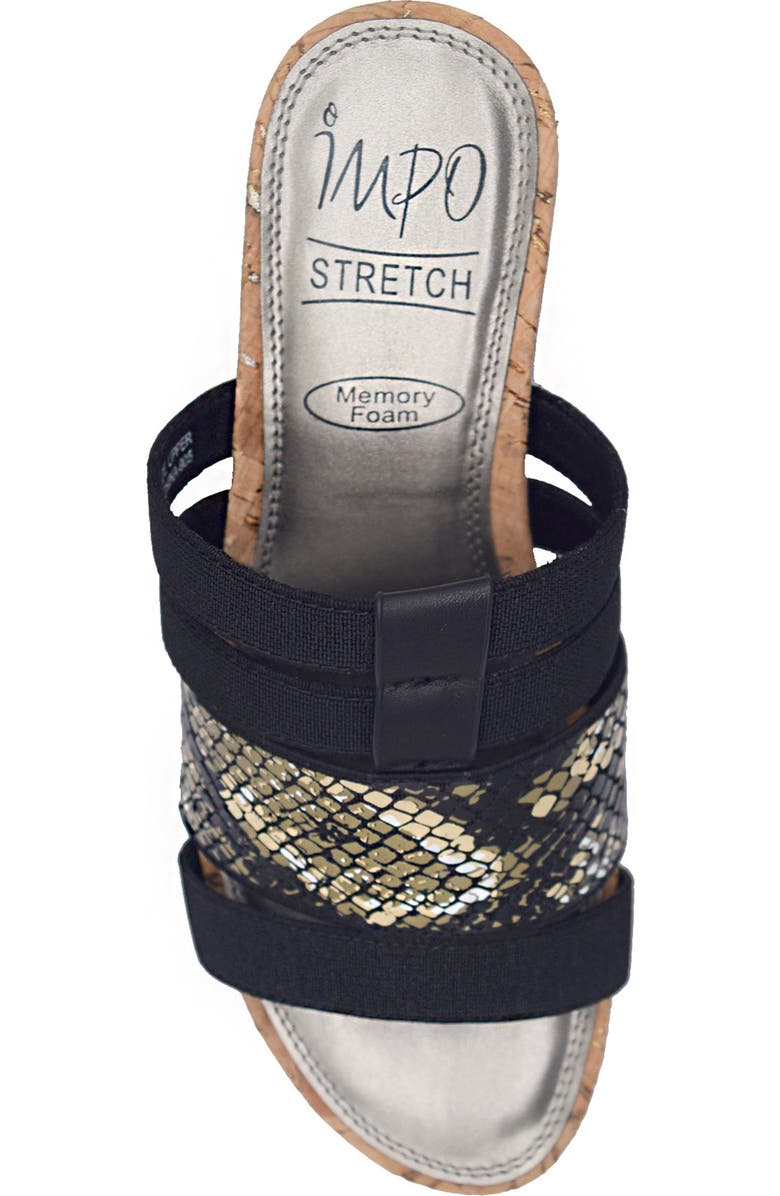 Impo Emberly Strappy Cork Platform Wedge Sandal, Alternate, color,