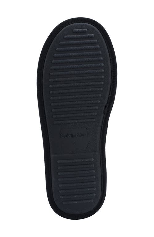 Calvin Klein Xenith Slipper In Black