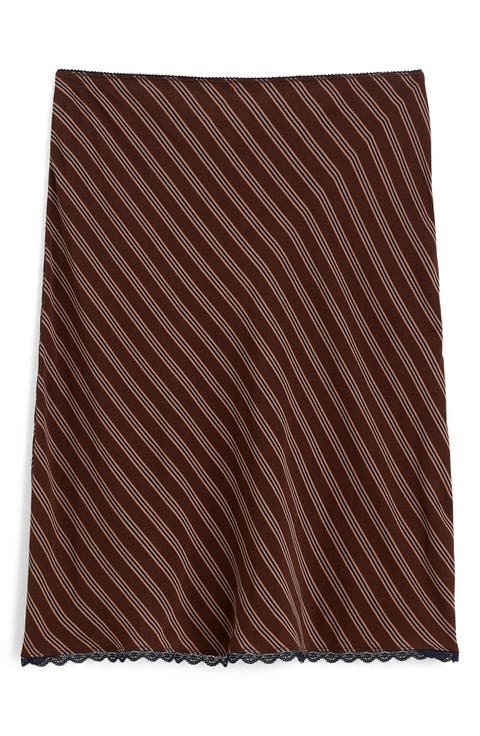 The Elena Midi Slip Skirt