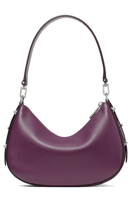 Kate Spade New York Liv Pebble Leather Convertible Shoulder Bag In Purple