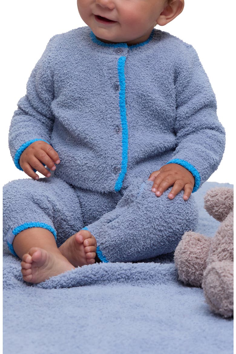 Kids' CozyChic Tipped Onesie, Alternate, color, CHAMBRAY-CYAN
