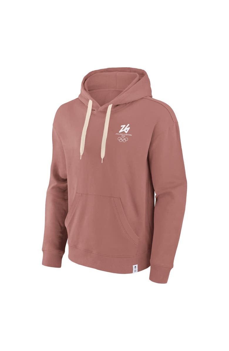 FANATICS Men's Fanatics Pink Milano Cortina 2026 Winter Olympics Pullover Hoodie, Alternate, color, Pink