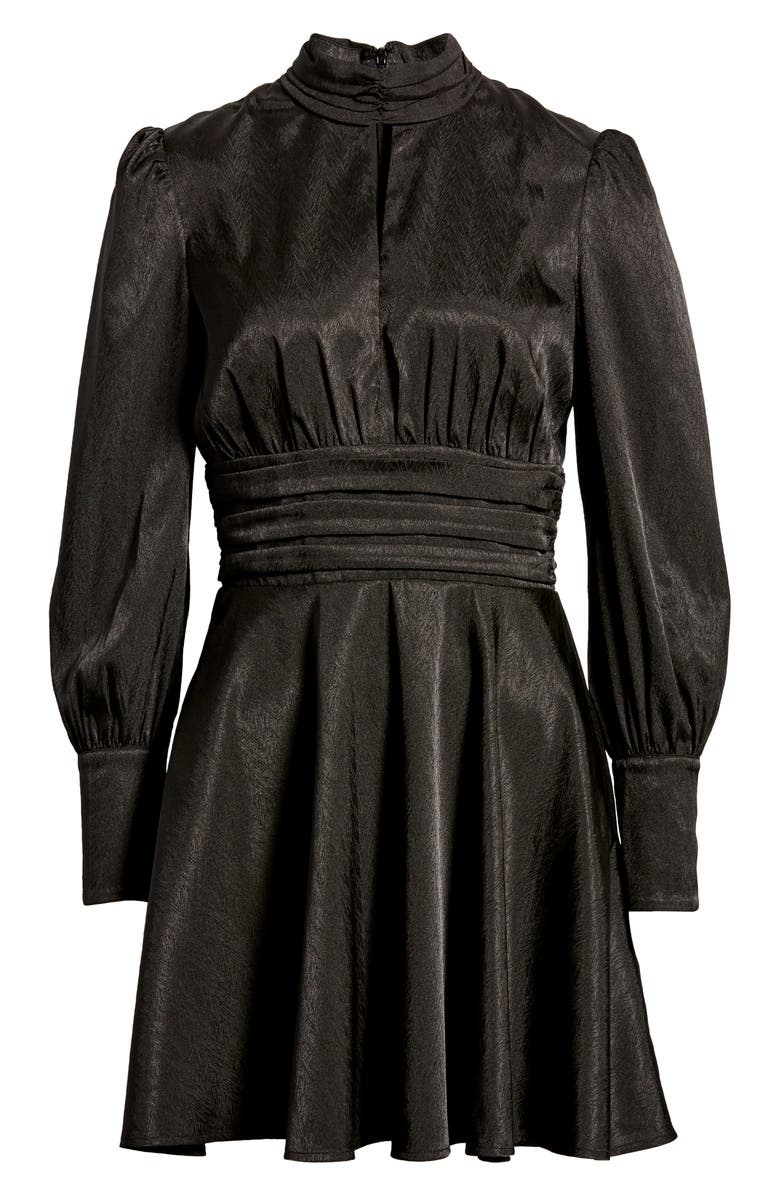 WAYF Holly Long Sleeve Minidress, Alternate, color, 