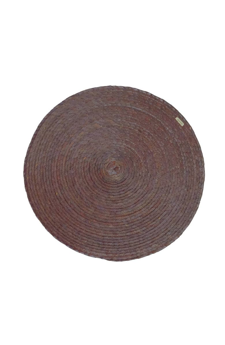 Coppermill Kitchen Palm Placemat Set of 4, Main, color, Cafe