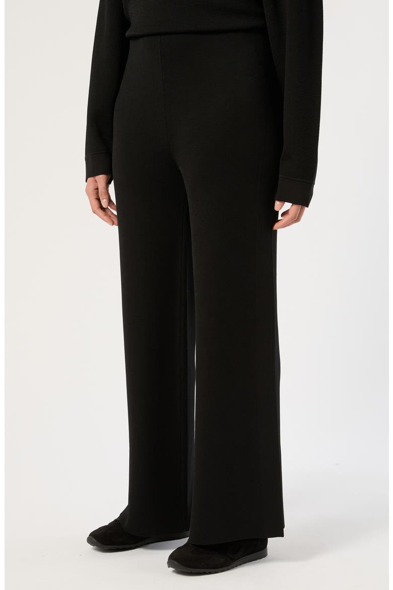 Vnero Wide Leg Knit Pants, Main, color, BLACK