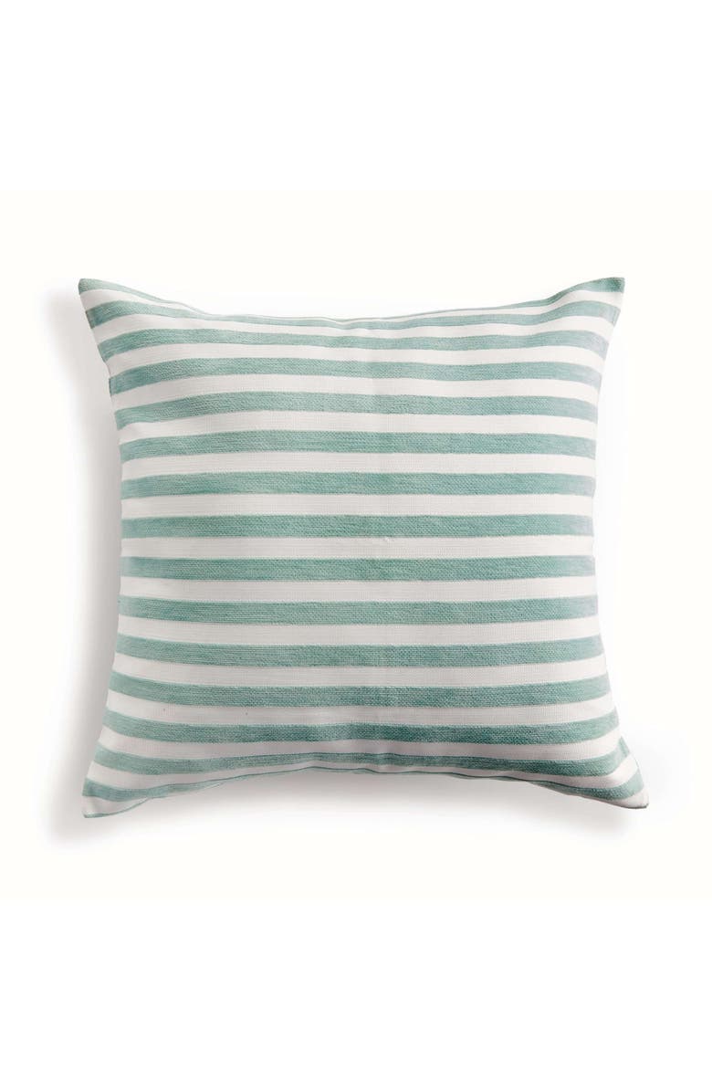 Napa Home & Garden Gideon Square Indoor-Outdoor Pillow 24", Main, color, Blue