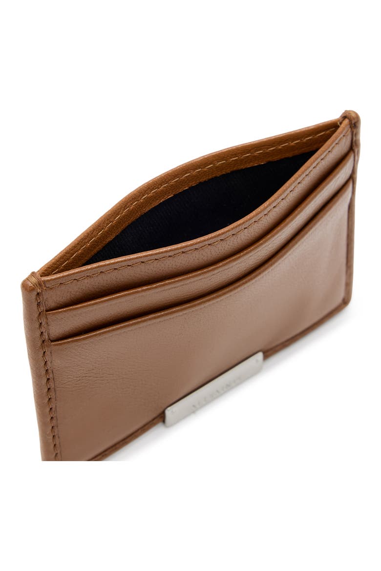 Dove Leather Cardholder, Alternate, color, SEPIA BROWN