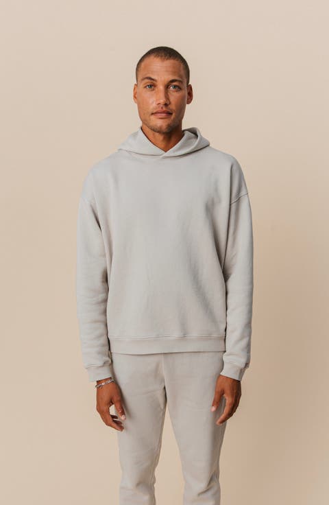 Men's Organic Cotton Teddy Oversized Hoodie