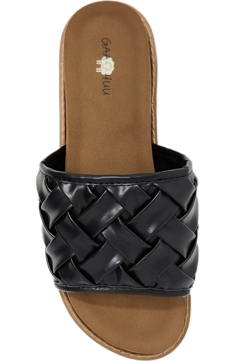 GAAHUU Woven Slide Sandal, Alternate, color,