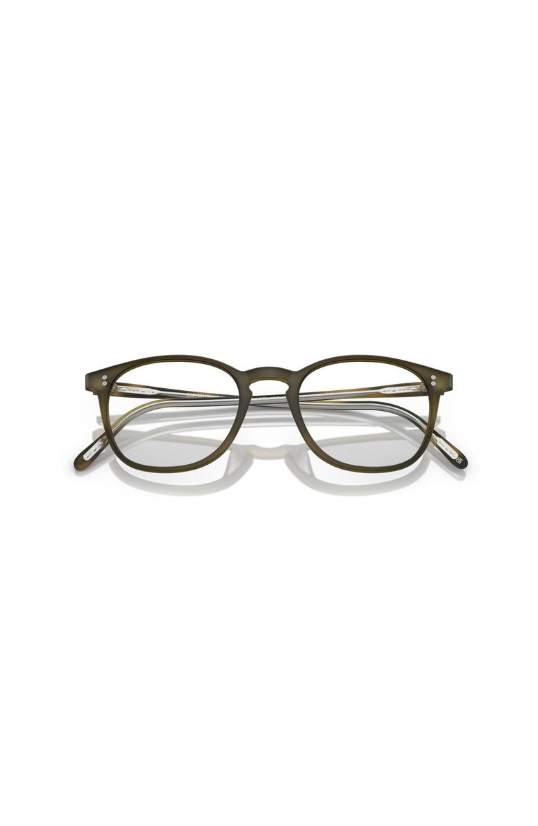 Oliver Peoples 49mm Square optical glasses, Alternate, color, Brown