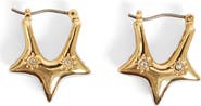 Clare V. Étoile Hoop Earrings